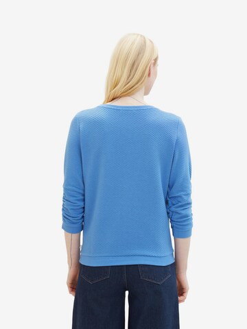 Felpa di TOM TAILOR DENIM in blu