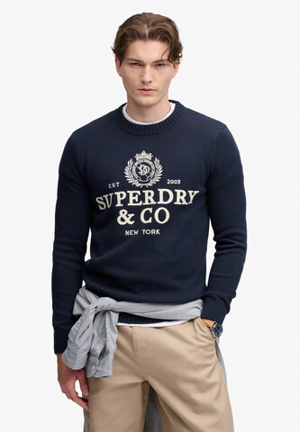 Superdry & Co Svetr – bílá: přední strana