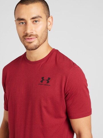 UNDER ARMOUR Performance shirt 'Sportstyle' in Pink