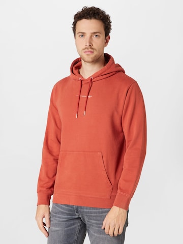 Pepe Jeans Sweatshirt 'DAVID' i röd: framsida