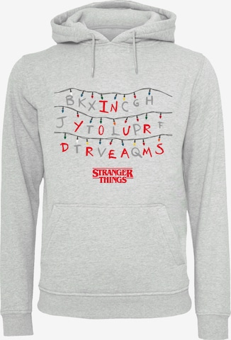 Sweat-shirt 'Stranger Things In Your Dreams Netflix TV Series' F4NT4STIC en gris : devant