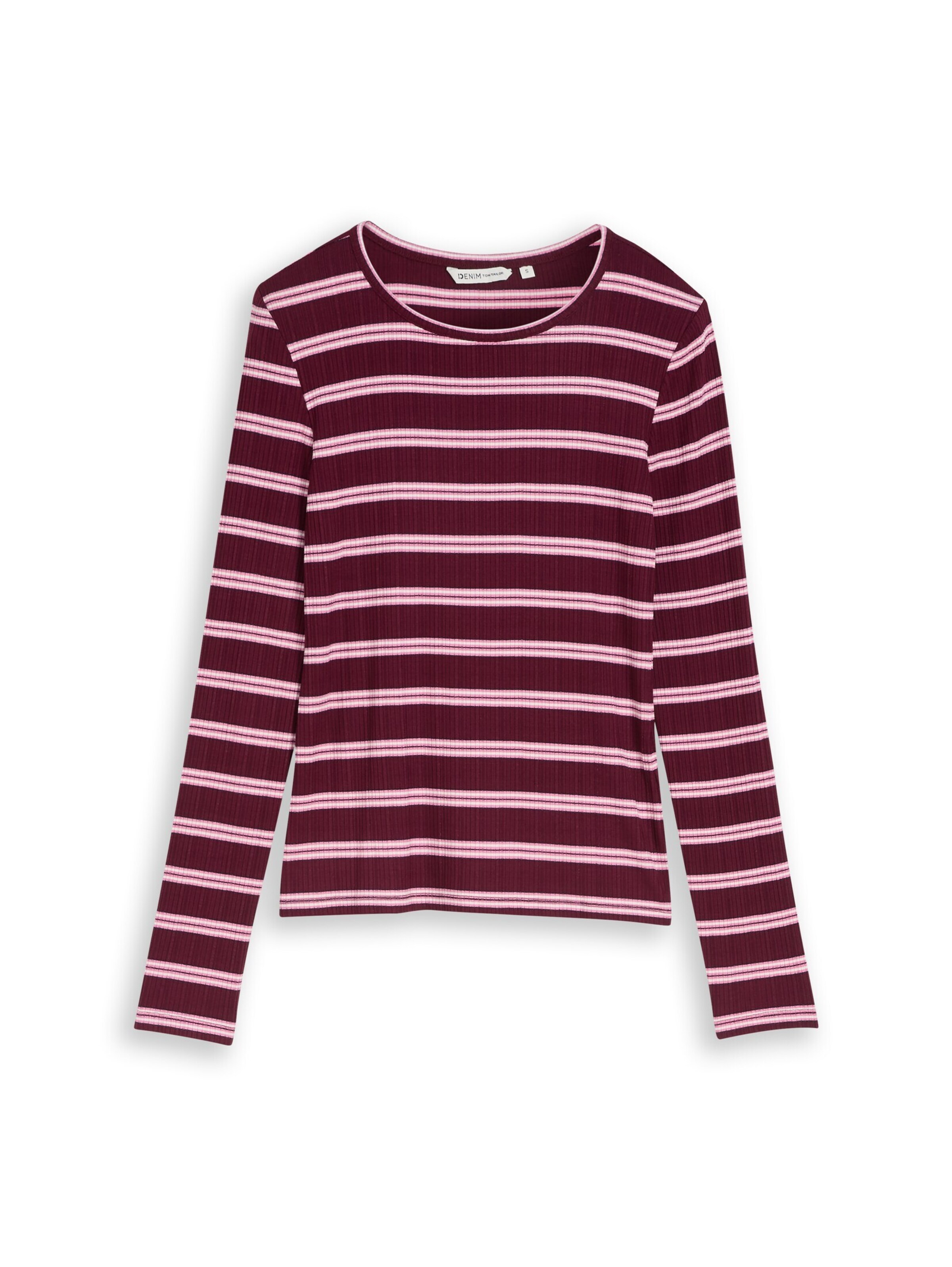 T-shirt TOM TAILOR DENIM en rouge : devant