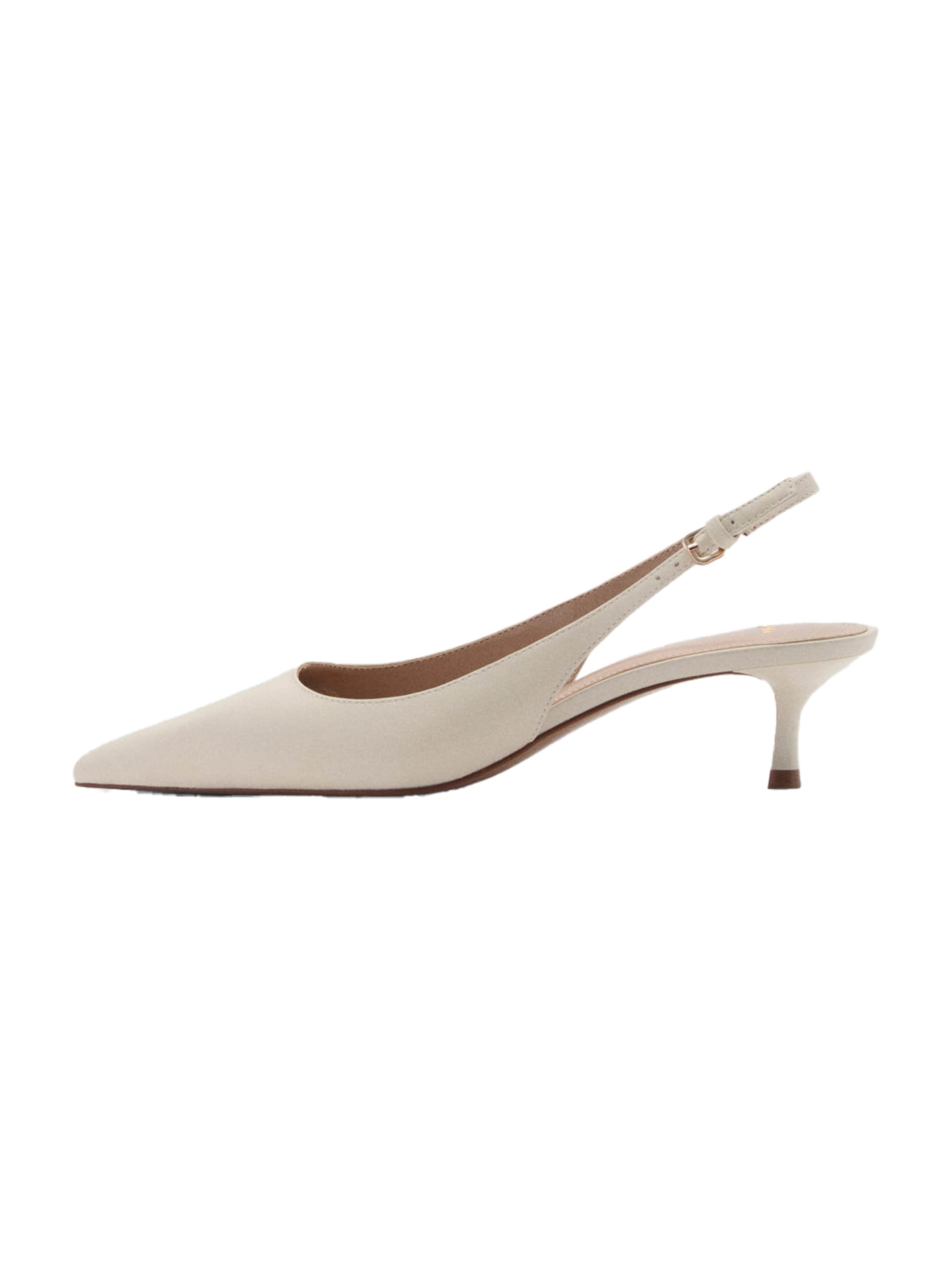 MANGO Slingpumps 'Moon' i beige: forside