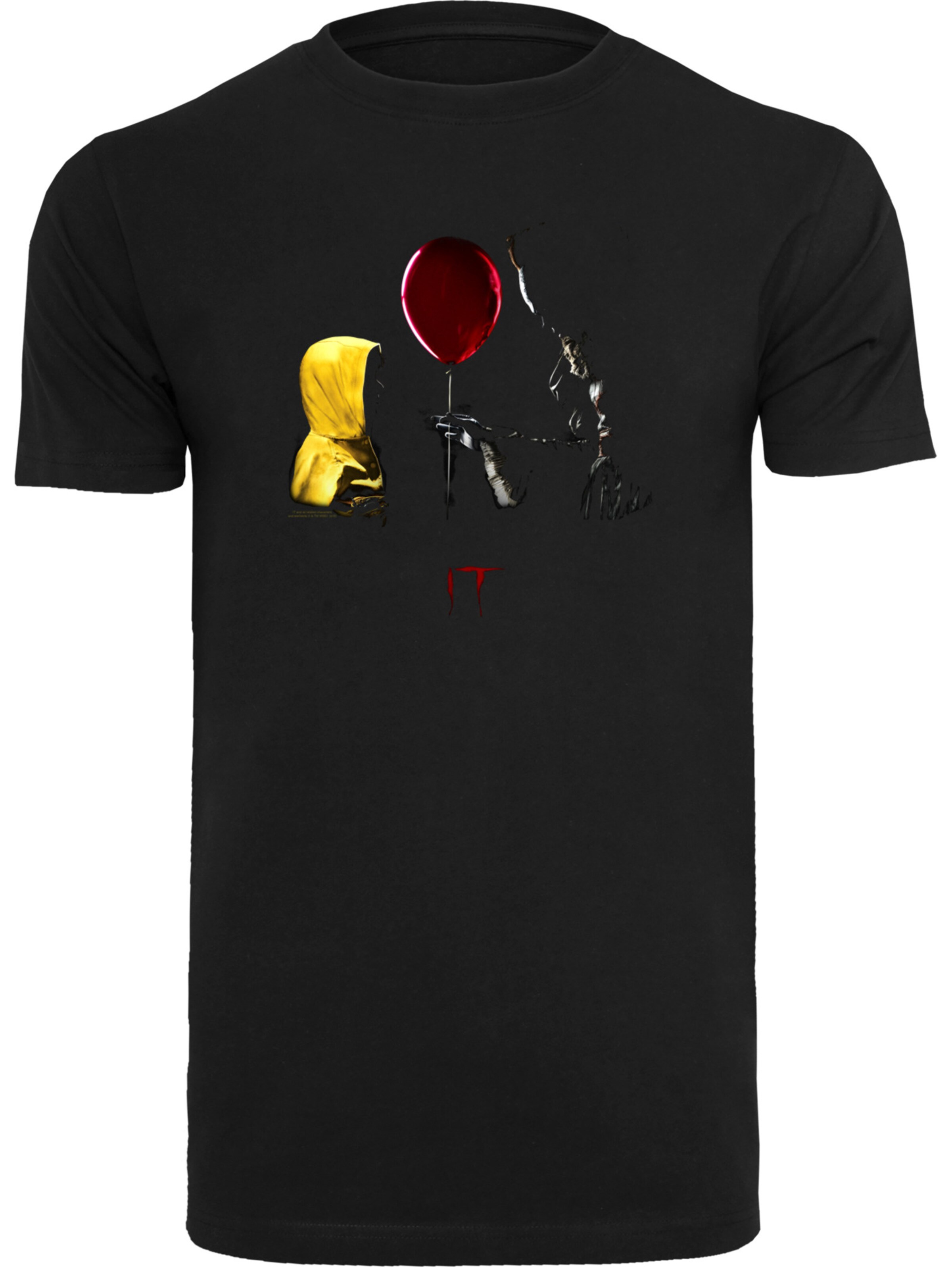 T-Shirt 'IT Georgie Balloon And IT 2017' F4NT4STIC en noir : devant