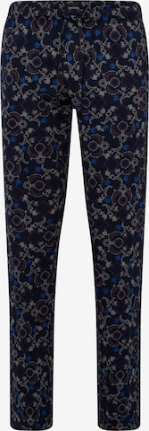 Hanro Pyjamabroek ' Night & Day ' in Blauw: voorkant