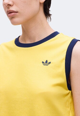 ADIDAS ORIGINALS Topp 'Heather', värv kollane