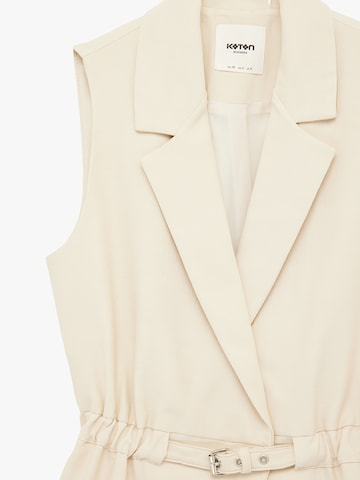 Koton Suit Vest in Beige