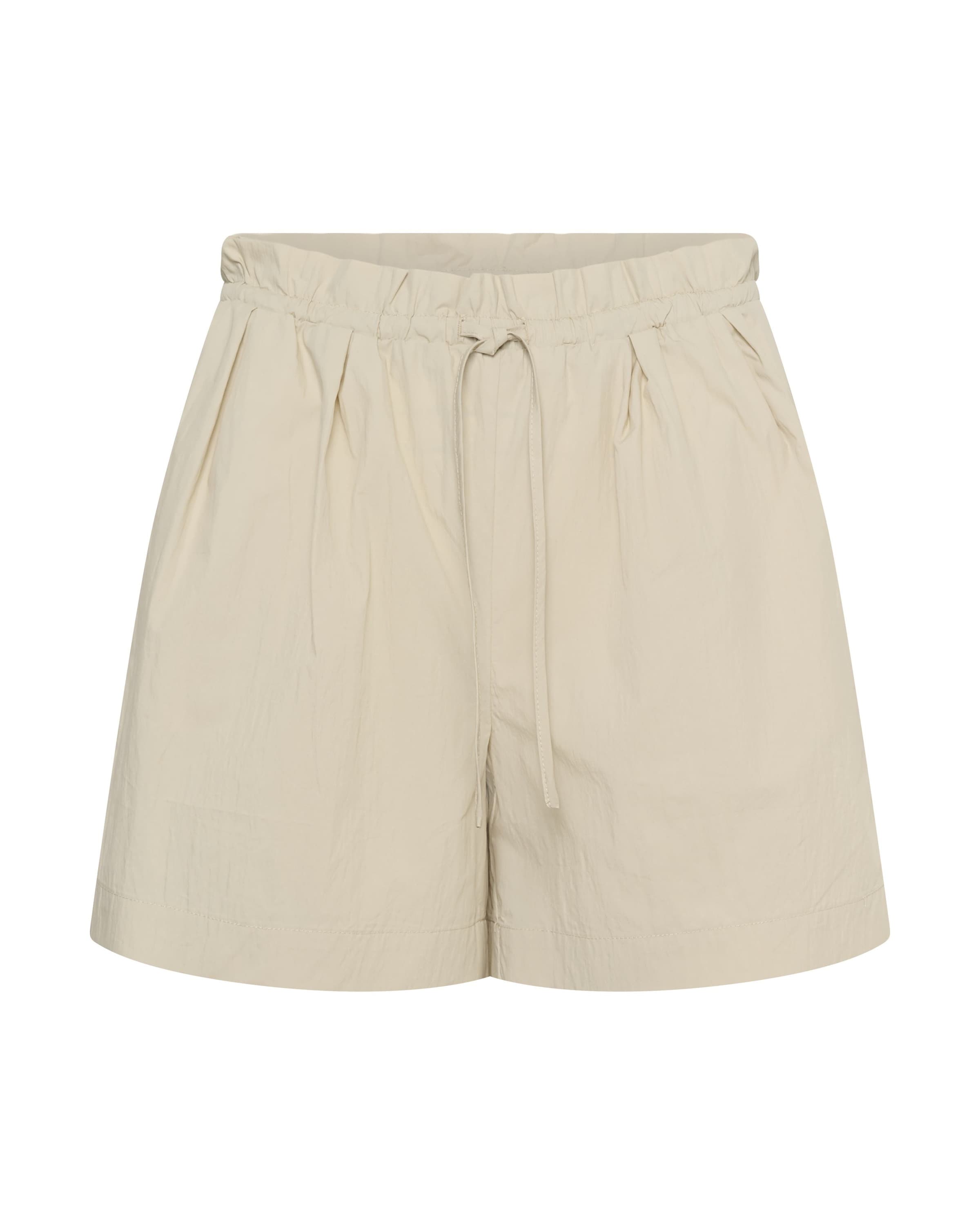 My Essential Wardrobe - Calças 'Mulla' em bege: frente