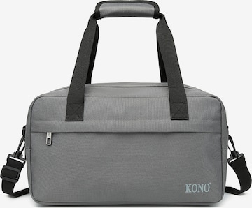 Kono Travel Bag in Grey: front