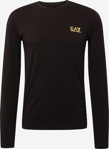 EA7 Emporio Armani - Camiseta en negro: frente