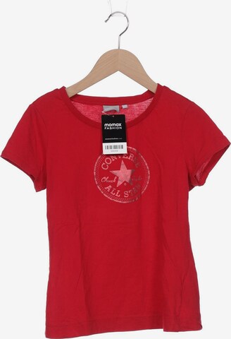 CONVERSE T-Shirt XS in Rot: predná strana