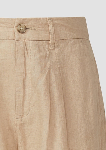 s.Oliver Wide Leg Hose in Beige