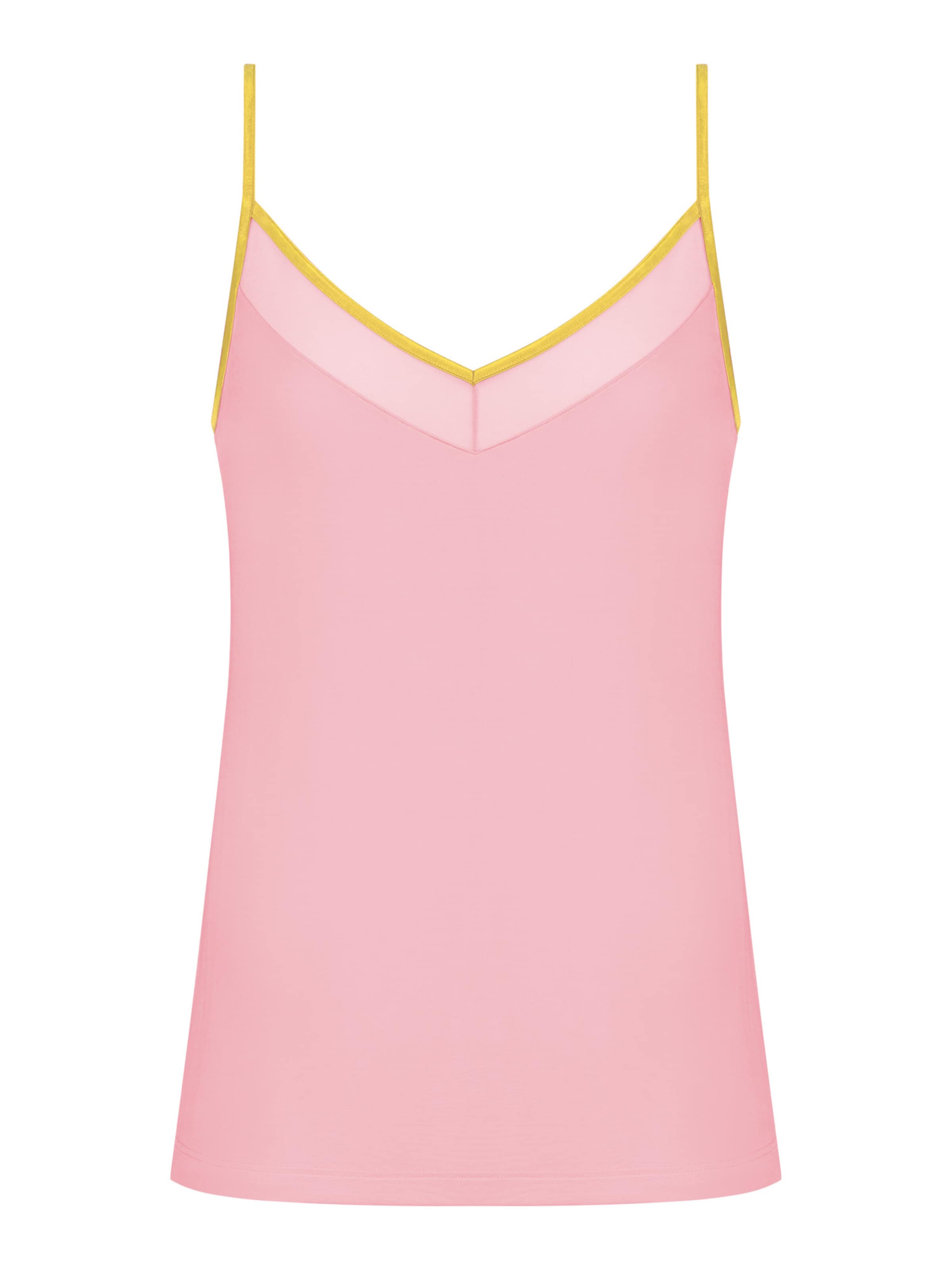 Haut 'Poetry Almost Sheer' Mey en rose : devant