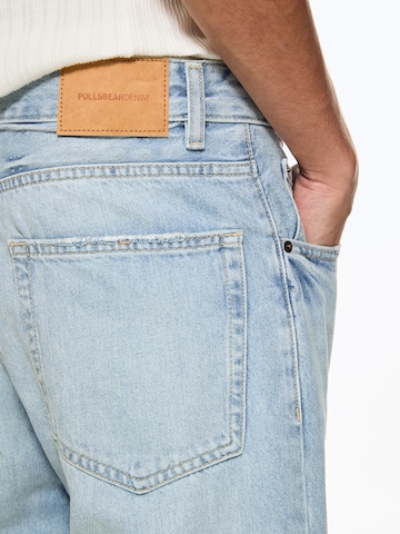 Pull&Bear Loosefit Jeans in Blauw