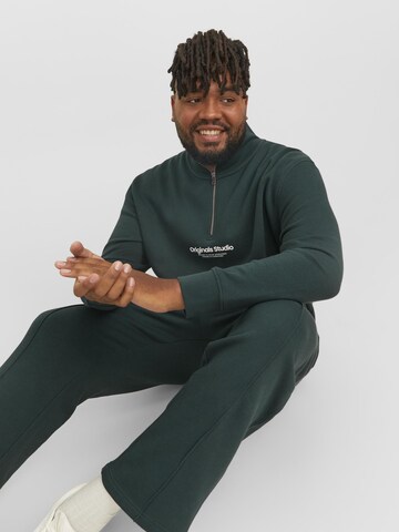 žalia Jack & Jones Plus Megztinis be užsegimo 'VESTERBRO'