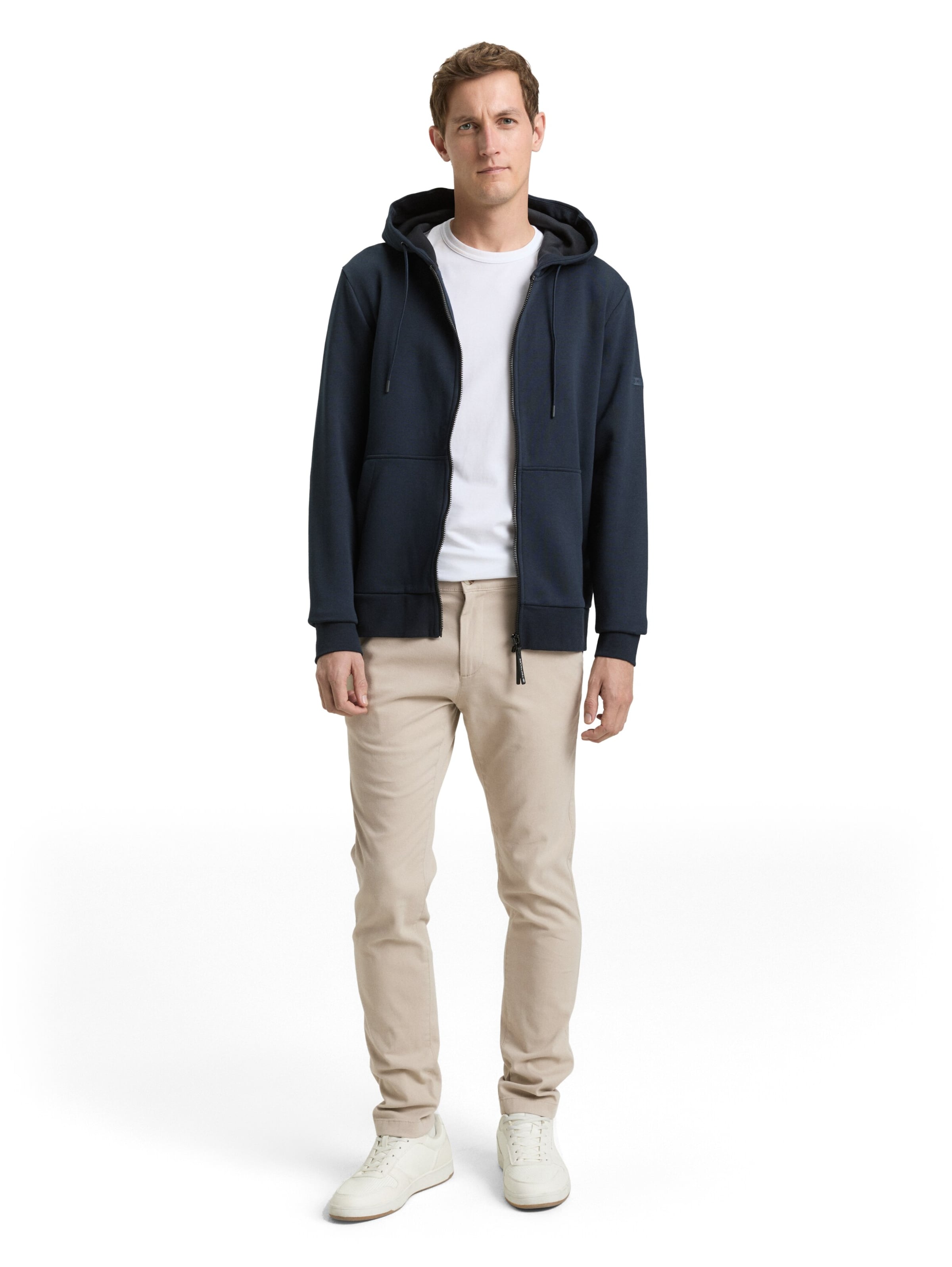 TOM TAILOR Слим фит Панталон Chino в бежово