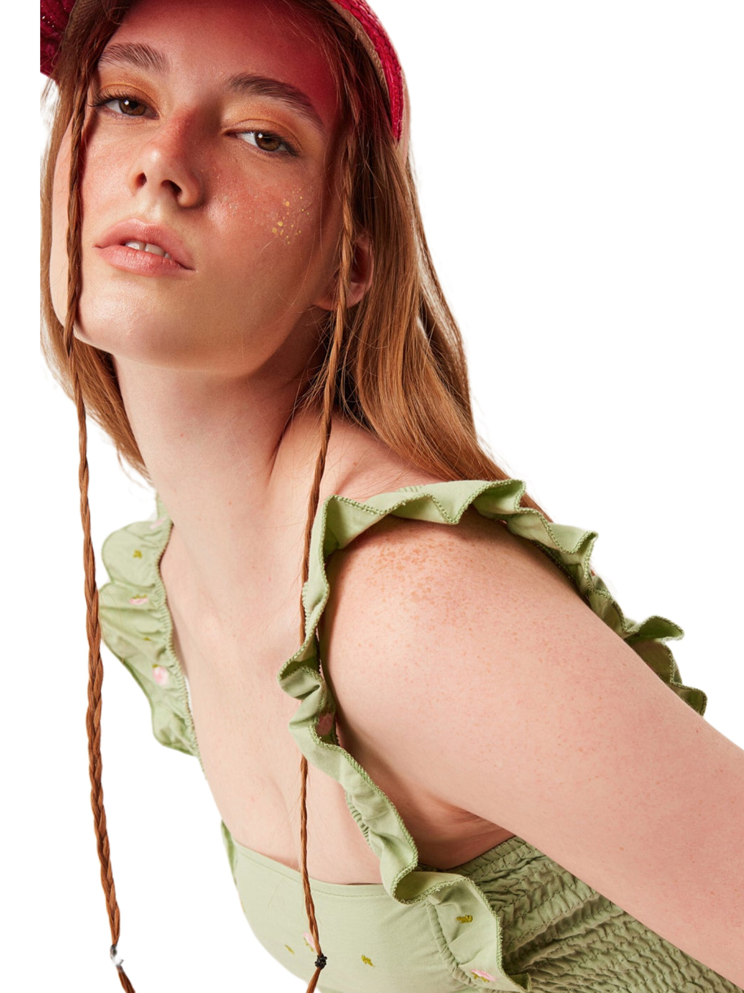 No Matter What Top in Groen