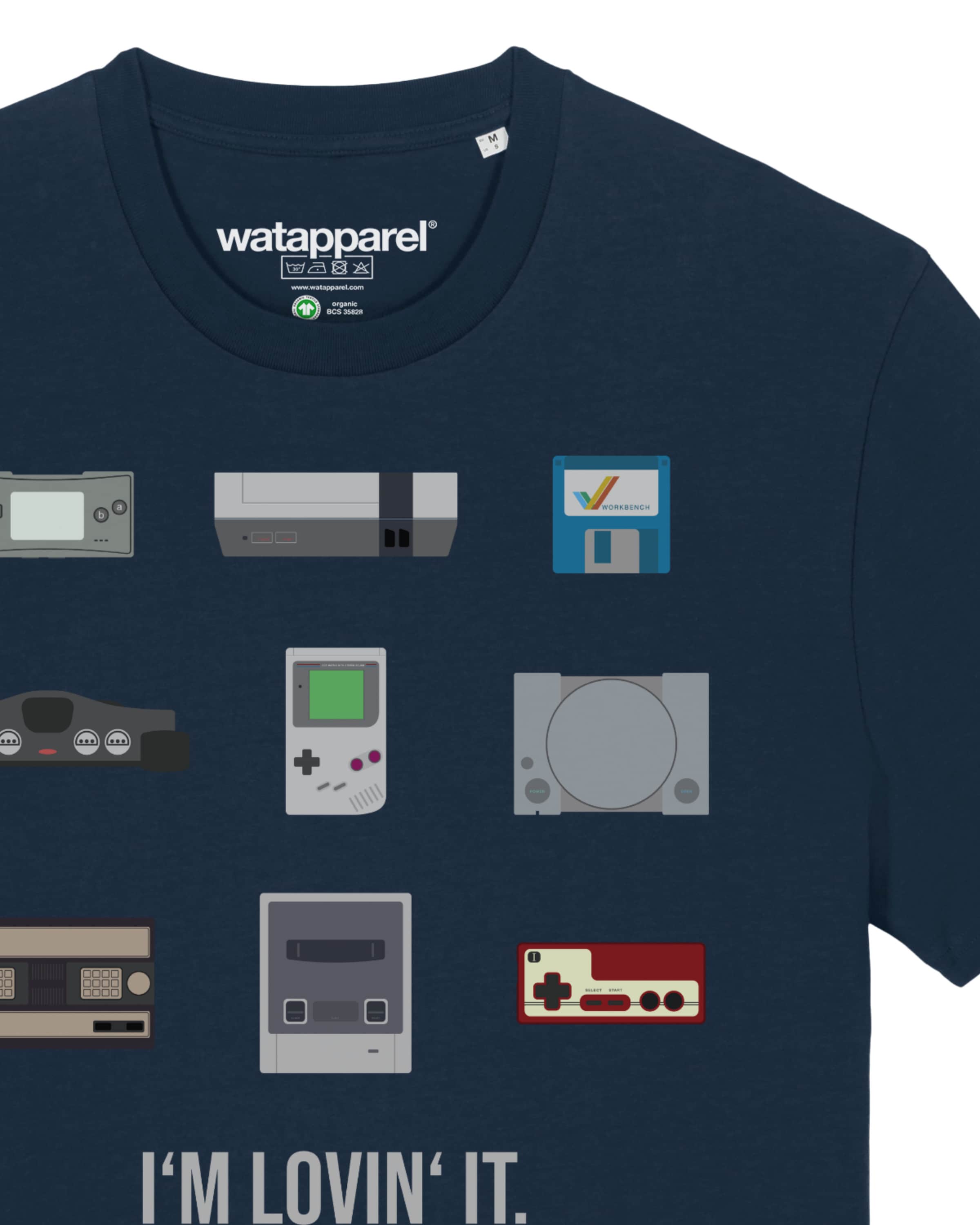 T-Shirt 'Videogames' Watapparel en bleu