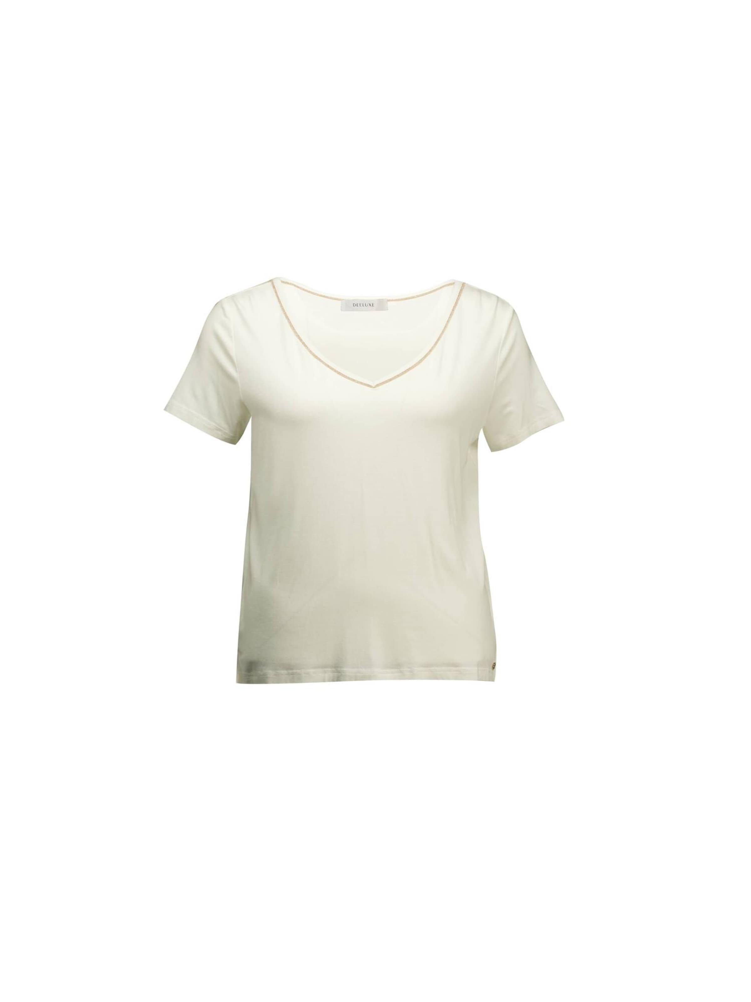 T-shirt Deeluxe en blanc : devant