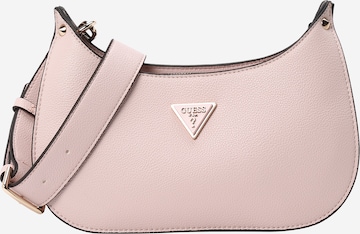 GUESS Наплечная сумка 'Meridian' в Ярко-розовый: спереди
