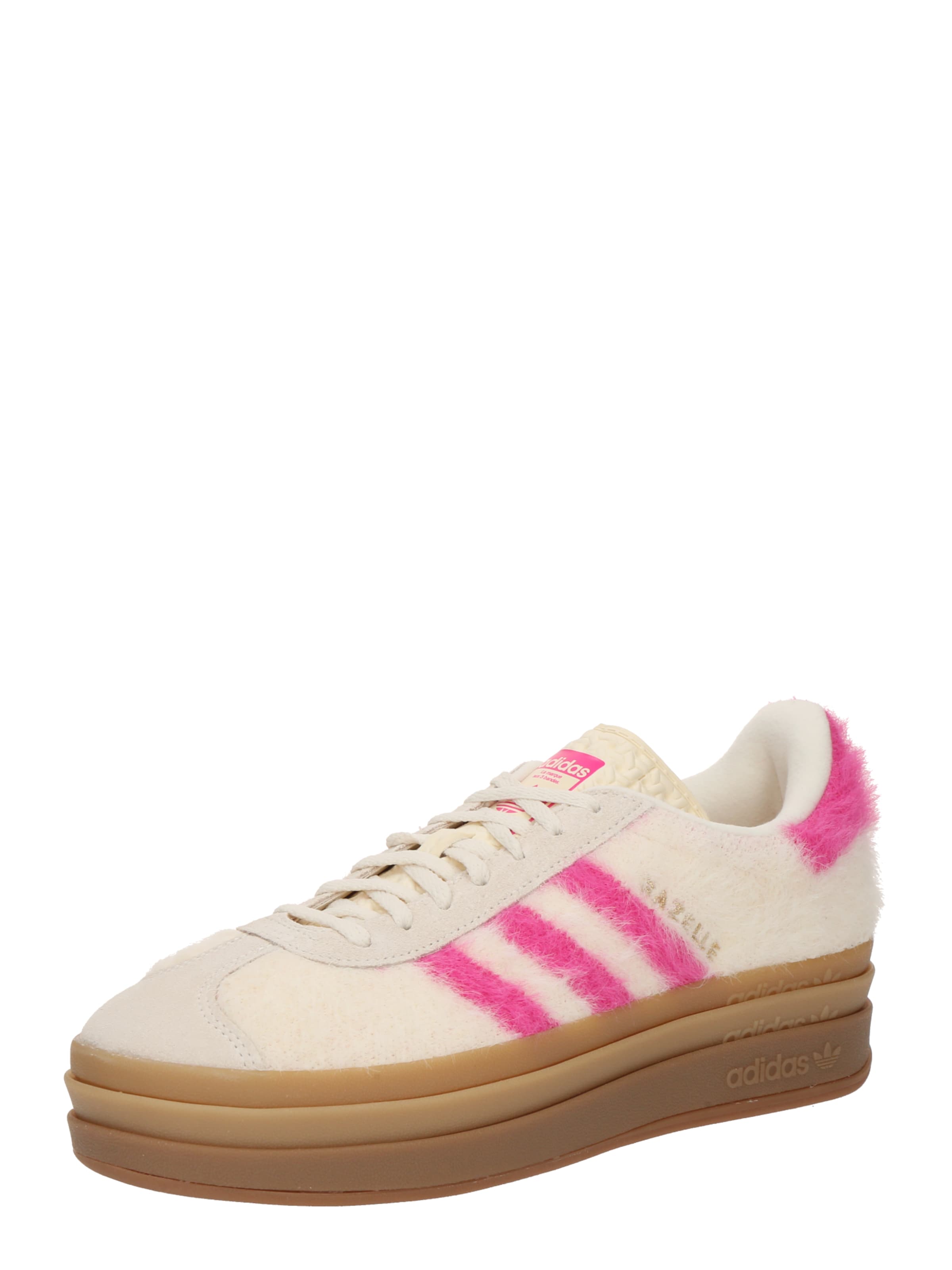 ADIDAS ORIGINALS - Sapatilhas baixas 'GAZELLE BOLD' em branco: frente