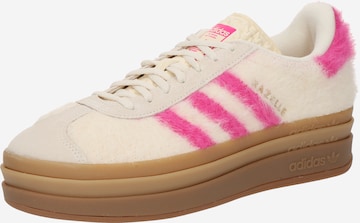 ADIDAS ORIGINALS Matalavartiset tennarit 'GAZELLE BOLD' värissä valkoinen: etupuoli
