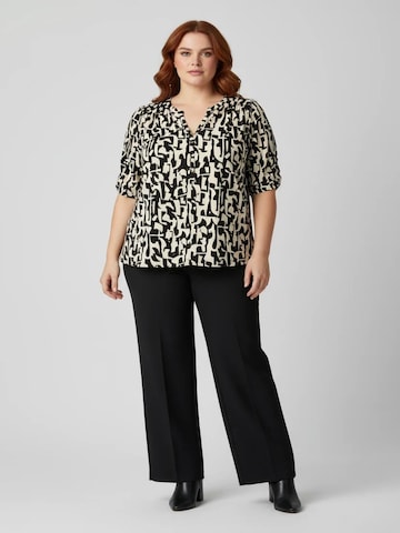Shape Of You Blouse in Beige: front