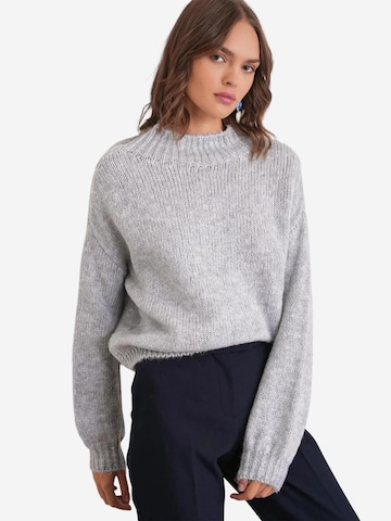 MixRay Pullover 'Pullover'‌‌‌‌‌‌‌‌‌‌ in Grau: Vorderseite
