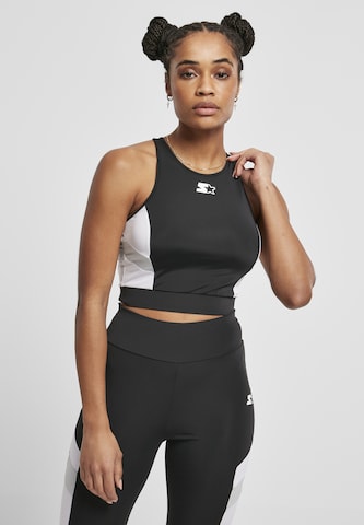 Haut de sport Starter Black Label en noir : devant