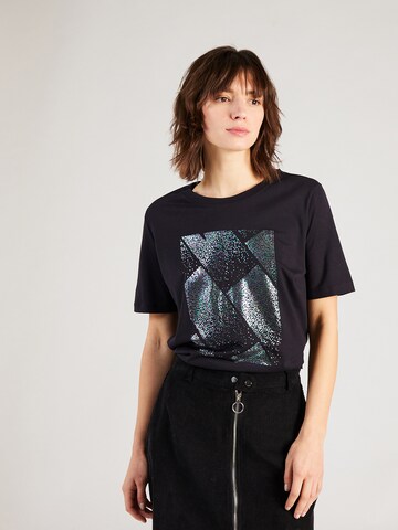 ESPRIT - Camiseta en negro: frente