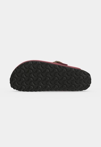 BIRKENSTOCK Pantolette 'Boston' in Rot