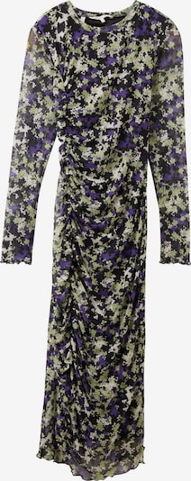 TOM TAILOR DENIM Robe en vert clair / violet foncé / noir / blanc, Vue avec produit