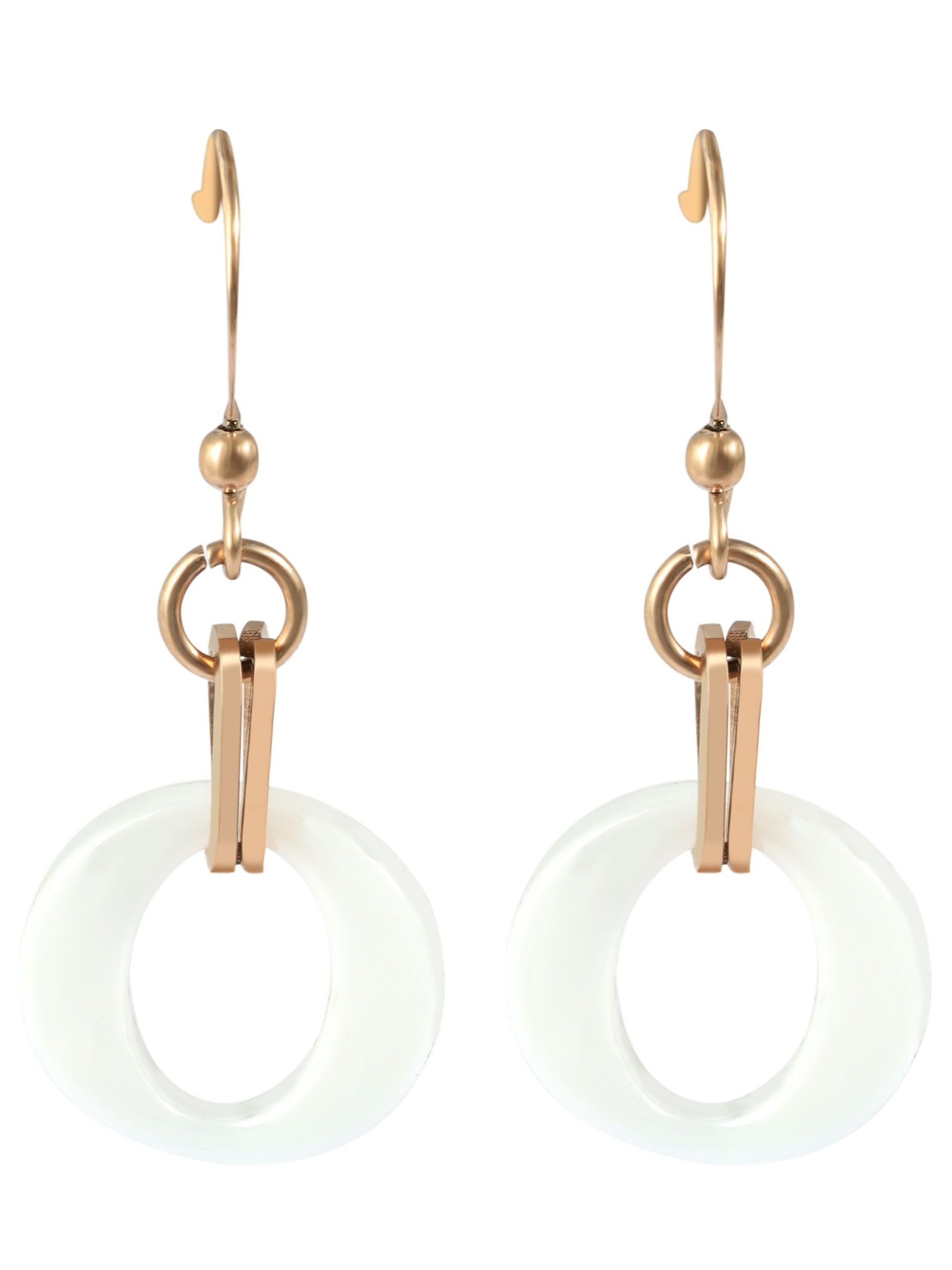 Akzent Earrings 'Svila, langlebig' in Gold: front
