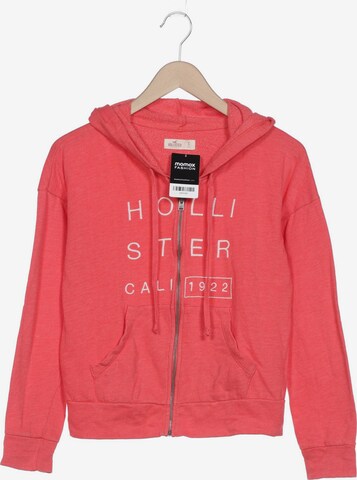 HOLLISTER Sweatshirt & Zip-Up Hoodie in S in Red: front