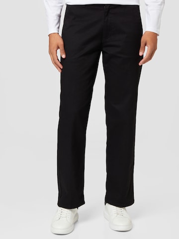 Brixton רגיל מכנסי צ'ינו בשחור: מלפנים