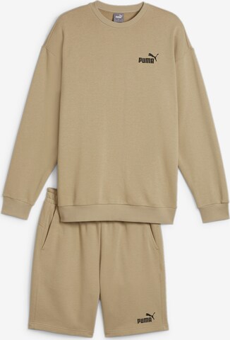 PUMA Trainingspak in Beige: voorkant