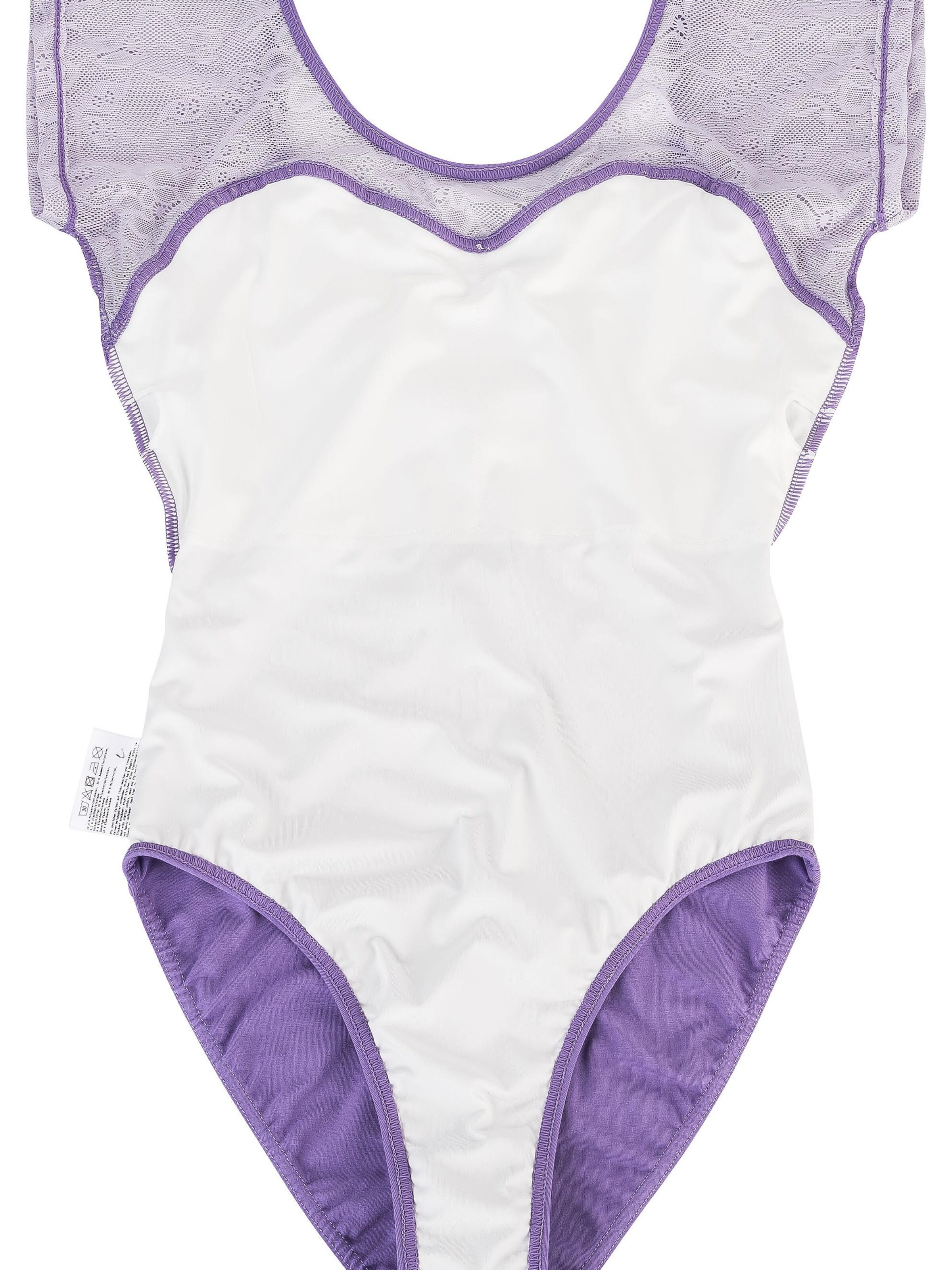 Tanzmuster Athletic Bodysuit 'Natalie' in Purple