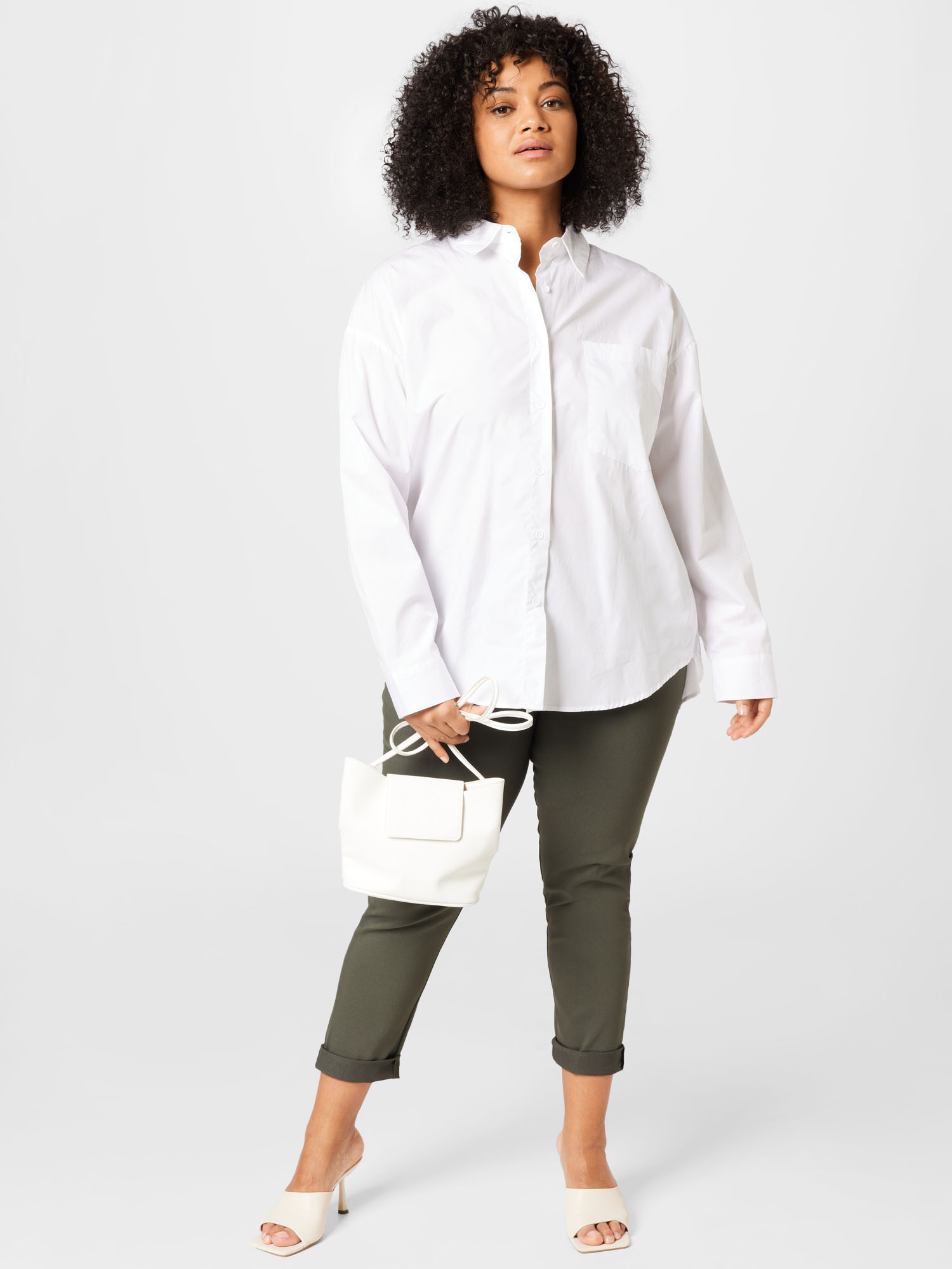 Taglie comode YxSOd Z-One Camicia da donna Diane in Bianco 