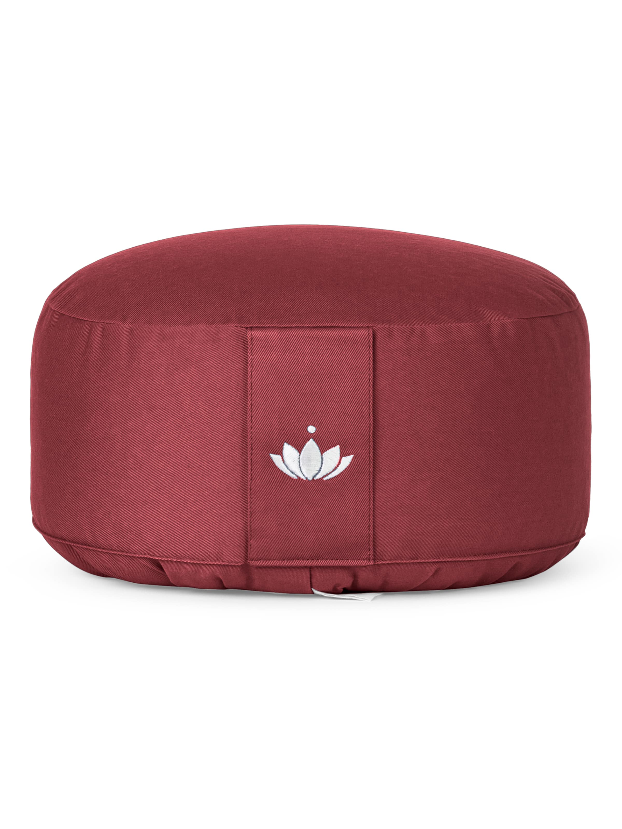 LOTUSCRAFTS Fitness Equipment 'Meditationskissen Lotus' in Red: front