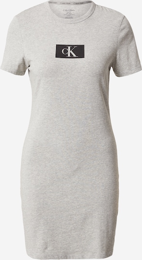 Camicia da notte Calvin Klein Underwear di colore grigio chiaro / nero, Visualizzazione prodotti