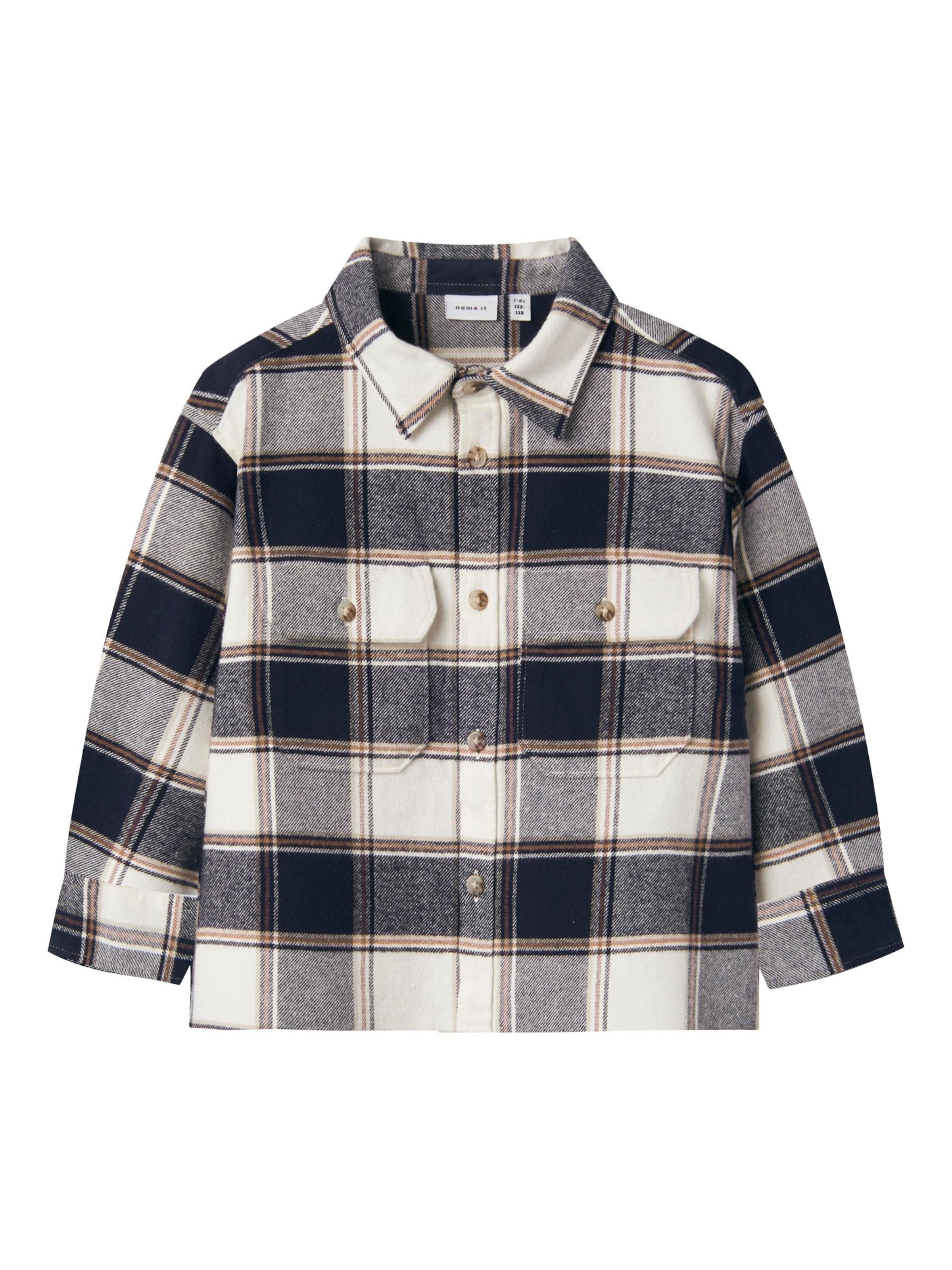 NAME IT - Camisa en azul: frente