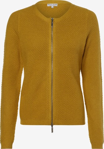 Marie Lund Knit Cardigan in Yellow: front