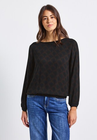 STREET ONE Blouse in Black: front
