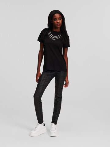 Karl Lagerfeld Skinny Jeans in Zwart