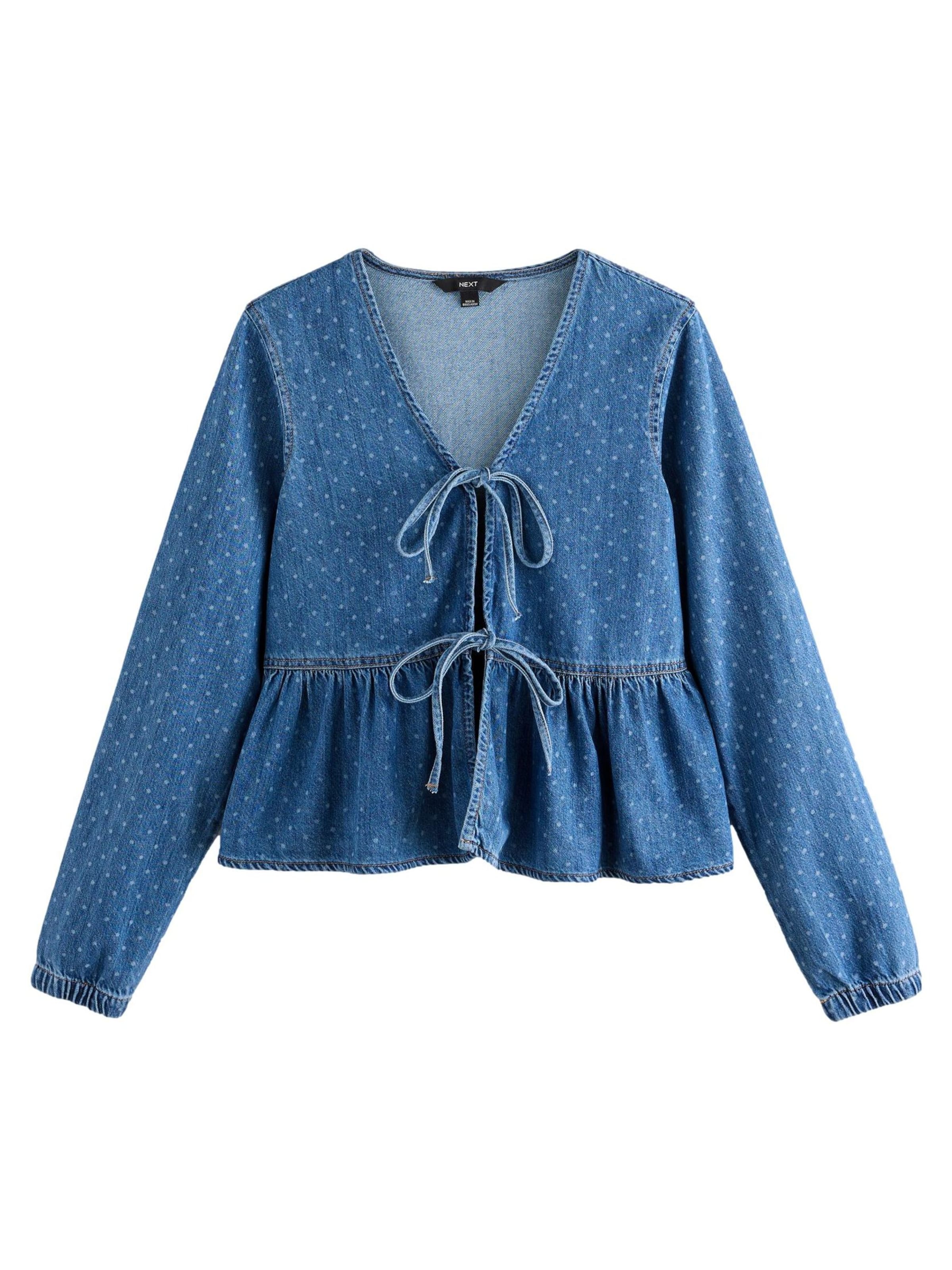 Next Блузка в Синий: спереди