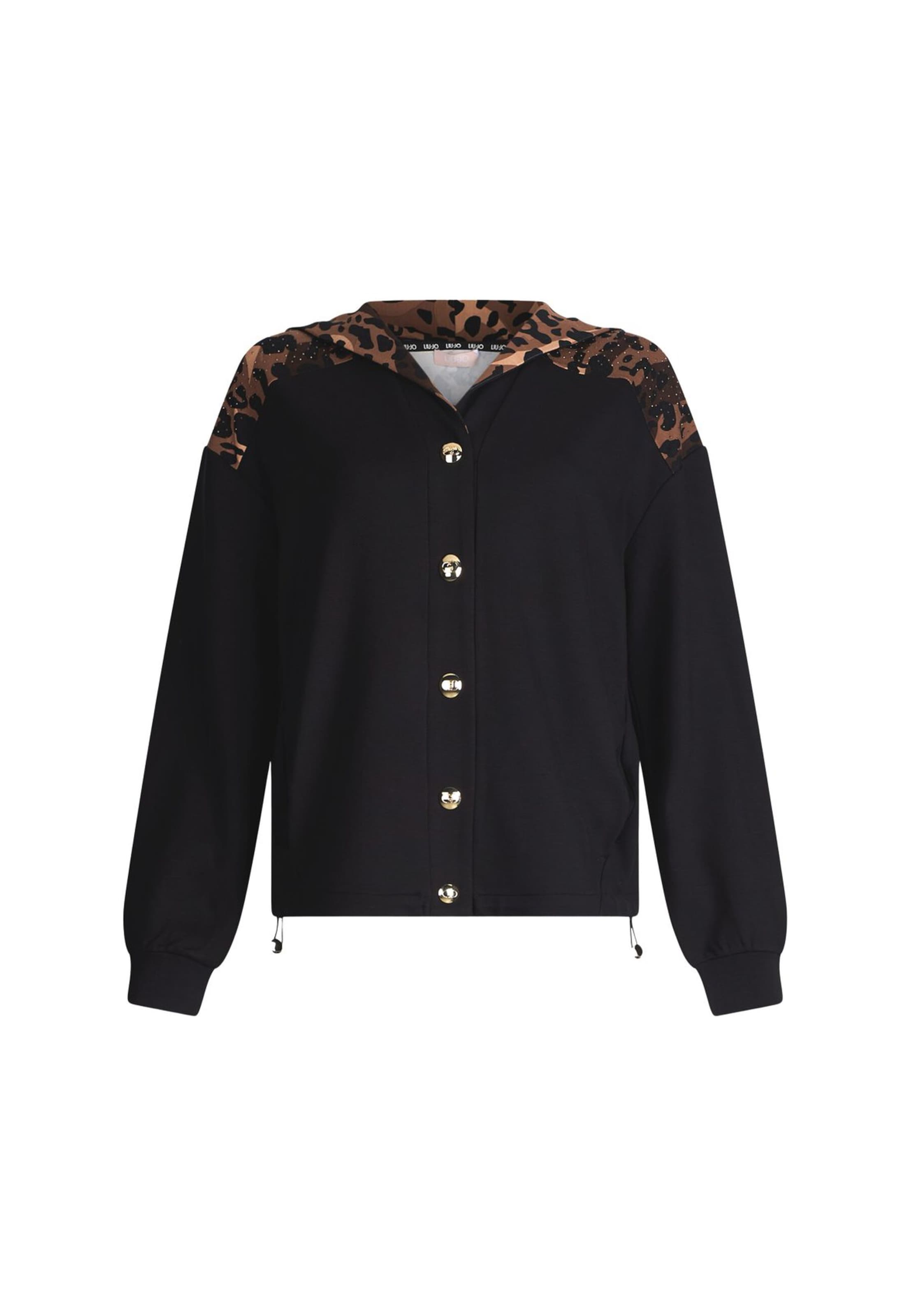 Liu Jo Tréning dzseki 'Better' - fekete: elől