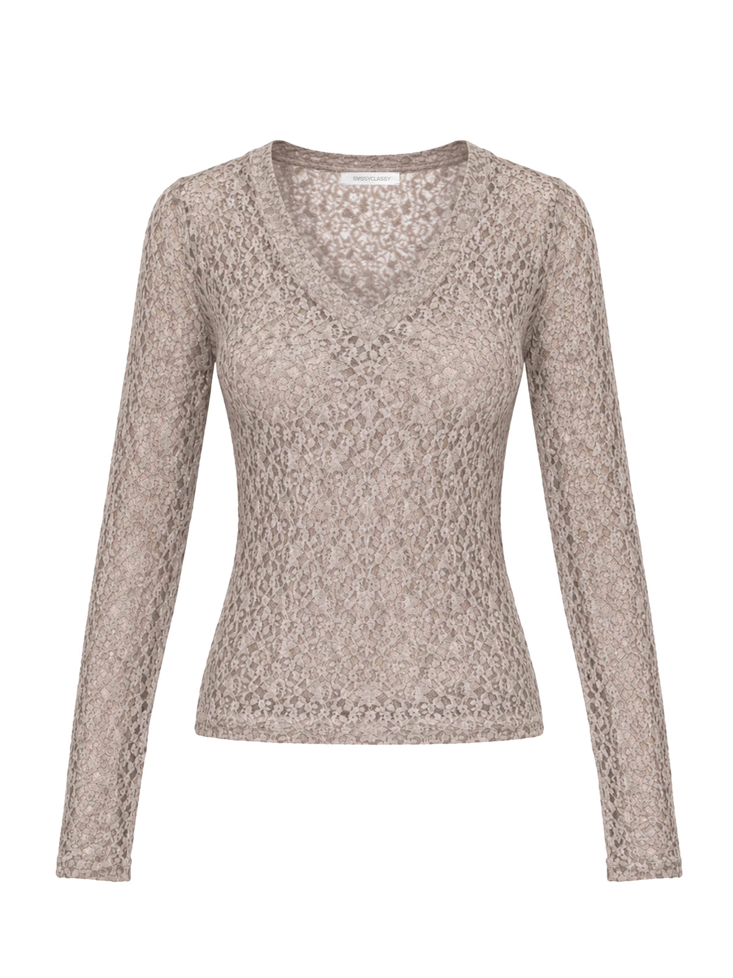 SASSYCLASSY Shirt‌‌‌‌‌‌‌‌ in Grau: Vorderseite