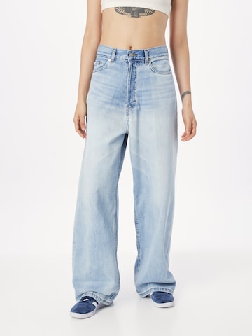 WEEKDAY Wide leg Jeans 'Astro' in Blauw: voorkant