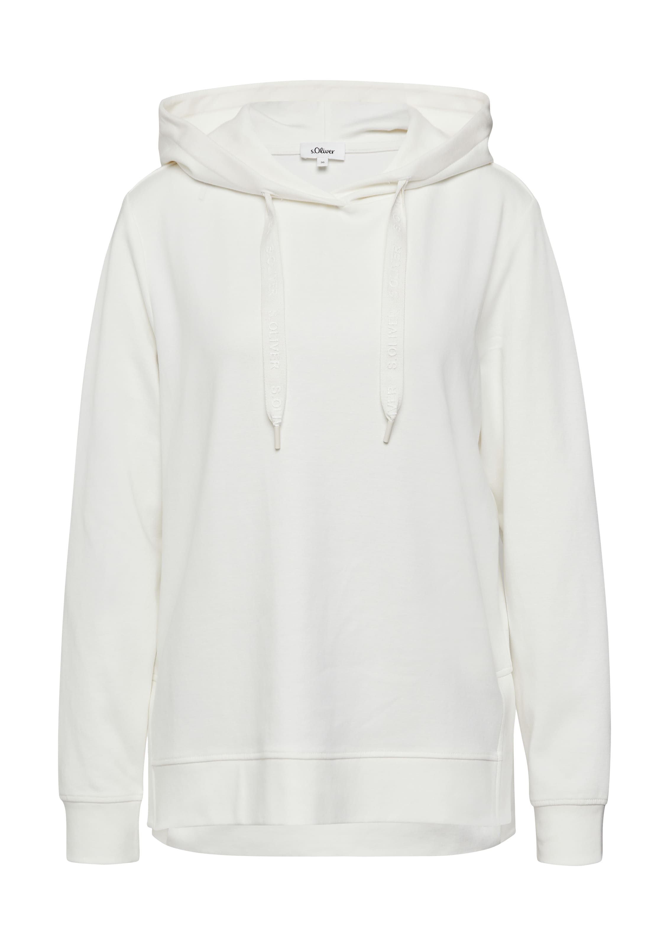Sweat-shirt s.Oliver en blanc : devant