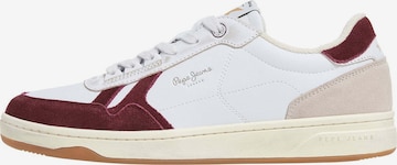 Pepe Jeans Sneakers laag 'KORE HERITAGE' in Rood: voorkant
